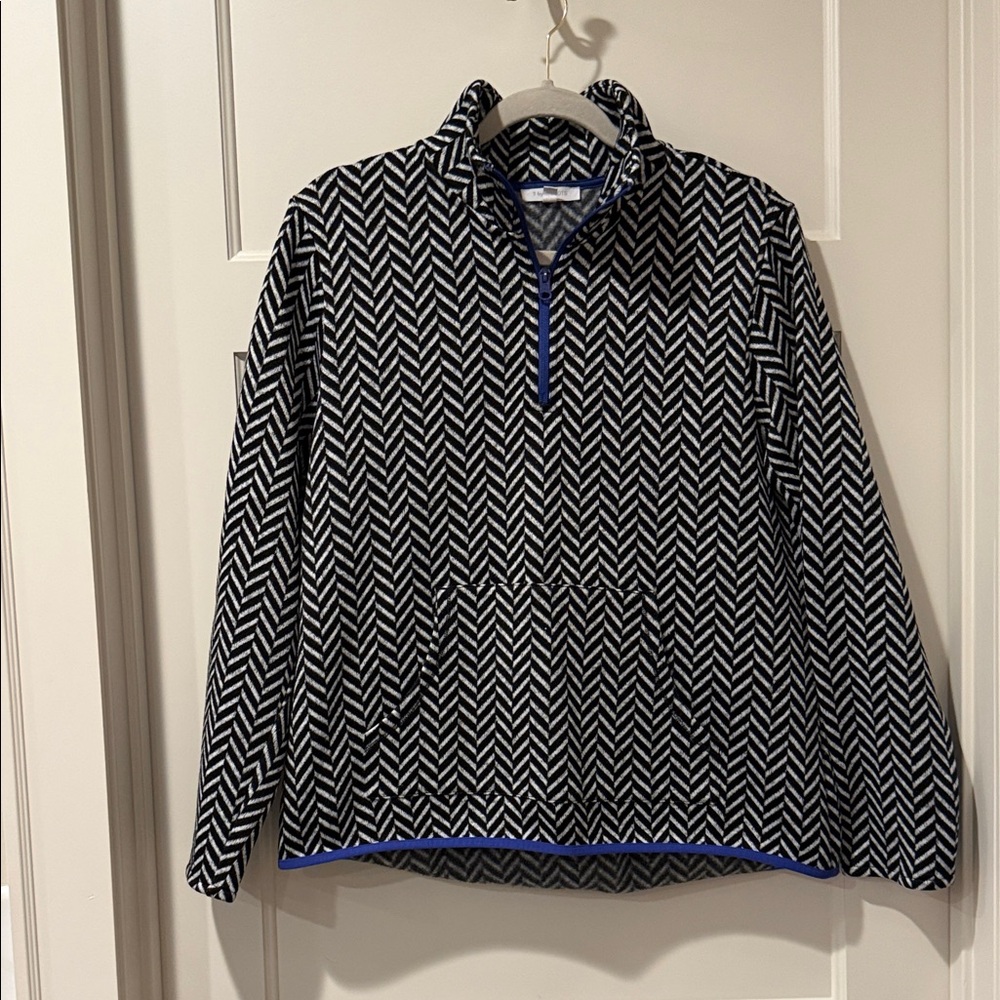 Black and White Chevron Pullover